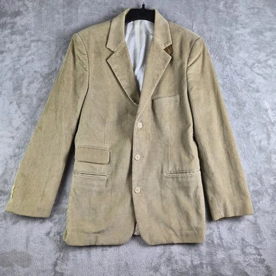 Chaqueta Blazer De Colección Sean John Para Hombre XL Tostada Pana 3 Botones Abrigo Deportivo Foto 1 de 4