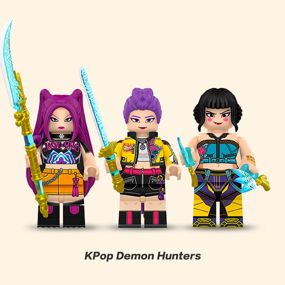 KPop Cazadores de Demonios Mira Rumi Zoey Minifiguras Regalo de Cumpleaños para Fans Foto 1 de 1