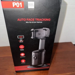 P01 Smart Visage et Corps Auto Suivi Téléphone Selfie Stick Trépied 360 - Photo 1 sur 3