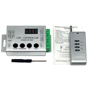 HC008 4Keys DC5V-24V RGB LED Controller 133 Effect Modes For LED Strip Light - Picture 1 of 9