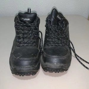 Reebok Tiahawk Work Boots Black Waterproof Mens Size 10 Black - Picture 1 of 7