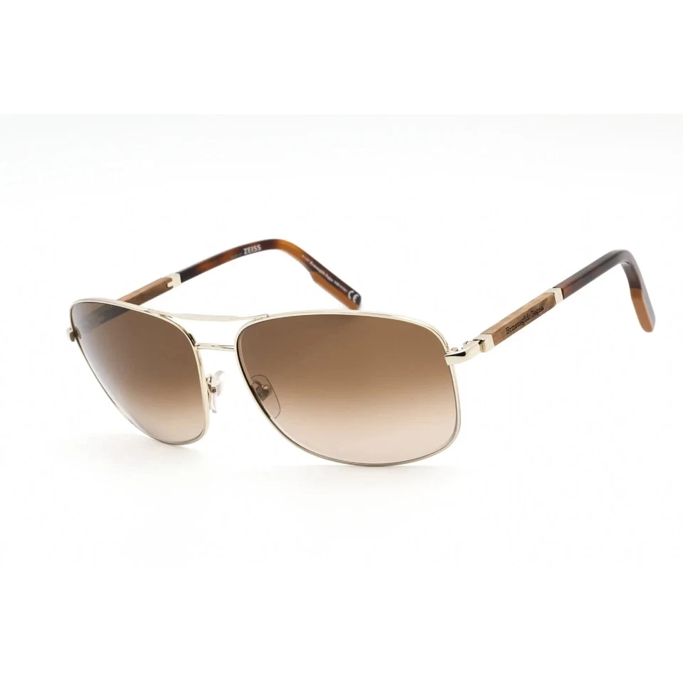 Ermenegildo Zegna EZ 0176 32F Gold Aviator Metal Sunglasses 66-16-135 - Image 1 of 1