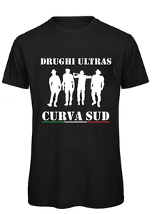 T-shirt ULTRAS BIANCONERI  DRUGHI  tifosi  JUVE CURVA SUD  Juventus Stadium - Imagen 1 de 2