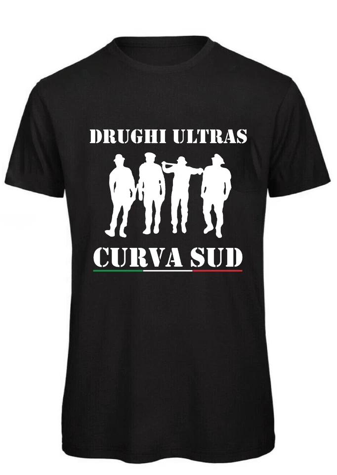 T-shirt ULTRAS BIANCONERI  DRUGHI  tifosi  JUVE CURVA SUD  Juventus Stadium - Immagine 1 di 2