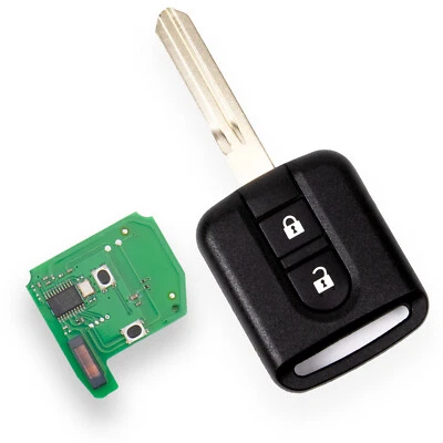 TÉLÉCOMMANDE CLÉ POUR NISSAN NAVARA QASHQAI NOTE NV200 433Mhz ID46 PCF7946