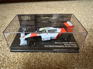 1/43 403884312 Minichamps McLaren Honda MP4/4 Ayrton Senna Suzuka Legend 1988 - Picture 1 of 4