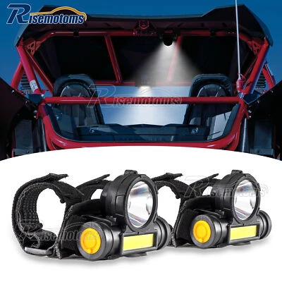 2x Upgraded Roll Bar Mount LED Dome Light for UTV Honda Pioneer 1000 1000-5 - Image 1 of 4