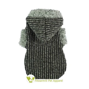 Fitwarm Winter Knit Dog Sweater Thermal Pet Clothes Dog Coat Cat Hoodie XS S M L - Picture 1 of 8