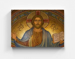 Cuadro en lienzo de Jesucristo cuadros religión sagrada lienzo imagen impresión artística - Imagen 1 de 6