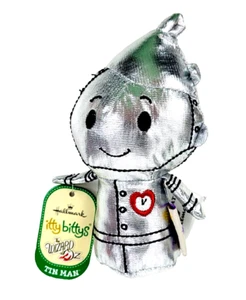 Hallmark Itty Bittys Zauberer von Oz Blechmann Plüsch ~ Neu mit Etikett - Bild 1 von 3