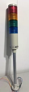 23" Patlite LME-FB 4 Light tower (Red, Orange, Green, Blue) - Picture 1 of 6