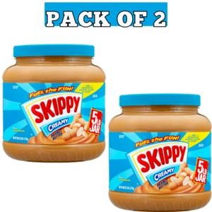 (2 Pack) SKIPPY Creamy Peanut Butter, 5 Pound Jars - Picture 1 of 1