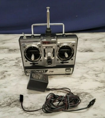 Futaba Conquest FM R/C Airplane Helicopter Flight Controller FP-T4NBF Radio - Image 1 of 4