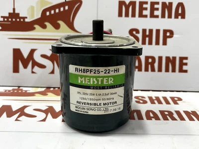 Woojin Servo Meister RH8PF25-22-HI Reversible Servo Motor 220V 1250/1550 rpm - Image 1 of 4