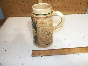 Vintage deutscher Bierstein "Ein frisches Getränk -- macht Ihr Herz jung" - Bild 1 von 6