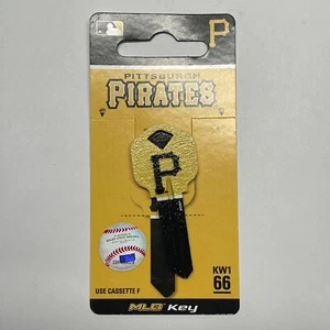 Hillman Fanatix Pittsburgh Pirates Multicolor #66 Brass House/Entry Key Blank - Picture 1 of 5