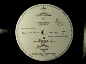 12" PR0M0 KISS Nowhere to run GENESIS Paperlate ROXY MUSIC More than this VISAGE - Imagen 1 de 1