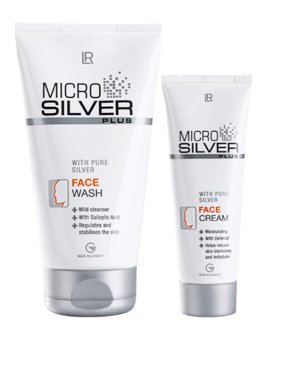 LR Microsilver plus Gesichtsset | Waschcreme Gesichtscreme