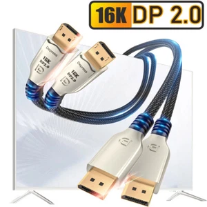 3m 10ft Displayport 2.0 Kabel 16k@60hz  8k@120hz DP zu DP HDR für Gaming Monitor - Bild 1 von 10