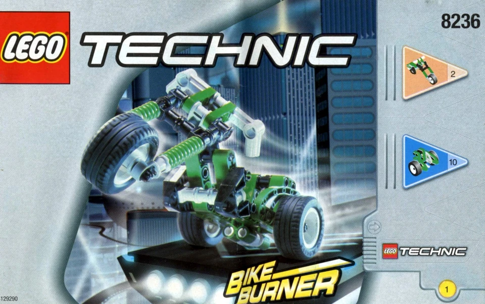 Lego Technic # 8236 Bike Burner - Bauanleitung (keine Steine!) - Bild 1 von 1
