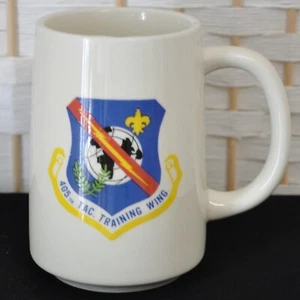 USAF 405 Tac Training Wing Coffee Mug SKI MASTER SPI Media 5 Tea Cup Tapered Jet - Picture 1 of 8