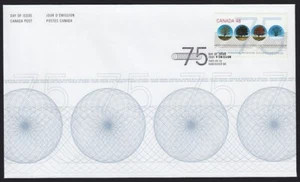 PUBLIC PENSIONS = TREE IN 4 SEASONS = Official FDC Canada 2002 #1959 - Picture 1 of 2
