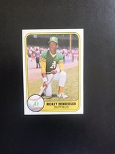 1981 FLEER #574 RICKEY HENDERSON HOF OAK A’s— ULTRA HIGH END💥*** (wph)