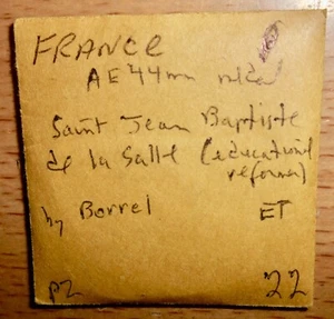 Francia non datata E 44 mm medaglia Jean Baptiste di Borrel - Foto 1 di 4