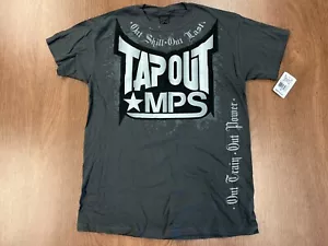 T-SHIRT TAPOUT MPS VINTAGE Y2K OUT SKILL POWER M DEADSTOCK MMA UFC NUOVA CON ETICHETTE - Foto 1 di 6