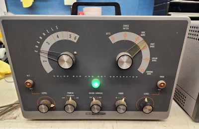 Generador de puntos y barra de color vintage Heathkit modelo IG-62, ¡CON MANUAL!! Foto 1 de 4