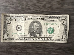 1977 $5 Bill - Picture 1 of 3