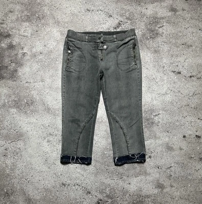 Pantalones de mezclilla vintage Alexander Mcqueen con cremallera gris talla 46 para mujer’s  Foto 1 de 4