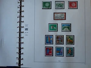 Briefmarkensammlung BRD 1970 - 1979 im Safe Vordruckalbum, gestempelt. - Bild 1 von 24
