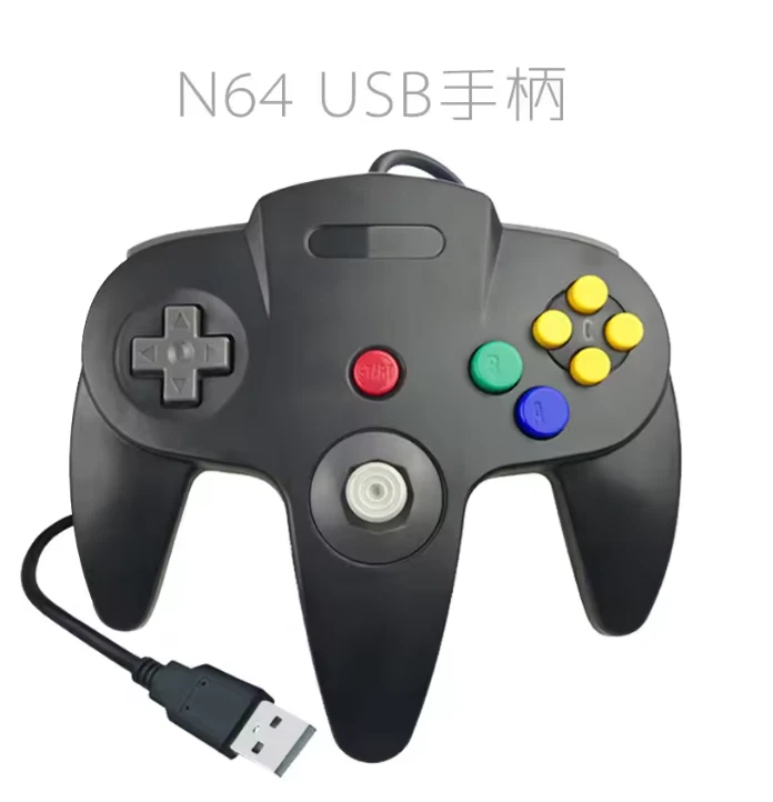 Nuevo Joystick Controlador Cableado Compatible con Consola de Videojuegos Nintendo 64 N64 Foto 1 de 1
