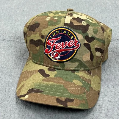 Gorra de béisbol ajustable con parches camuflados de la Guardia Nacional del Ejército Fiebre de Indiana Foto 1 de 4