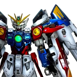 RG Wing Gundam Zero Gunpla Bandai Model kit Built & Painted 467712wqft5 - Picture 1 of 14