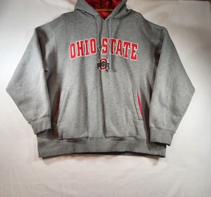 Sudadera con Capucha The Ohio State Talla XL Champs Gris con Capucha Roja Forro de Bolsillo - Imagen 1 de 20