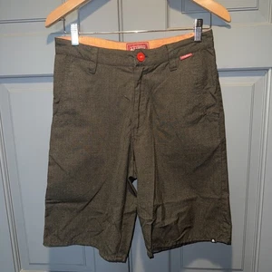 Matix Mens Higgins Black Shorts Size 28 Skate Surf Casual Slim Fit - Picture 1 of 3