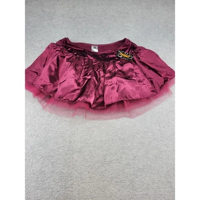 Spirit Halloween Adulto Grande Borgoña Satén Tul Falda Disfraz Accesorio Foto 1 de 4