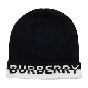 Burberry Logo Intarsia Cashmere Beanie 58830693 - Picture 1 of 12