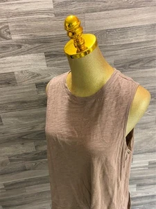 OLD NAVY Everywear Crew Neck Brown Casual Tank Top Women’s Size Large - Picture 1 of 10