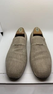 Salvatore Ferragamo Men Shoes Beige Color 8,5 M Slip On - Picture 1 of 6