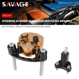 For 990 Adventure/S 990ADV 2006-08 Steering Damper Stabilizer Mounting Bracket - Picture 1 of 8