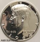 1964 Kennedy Half Dollar Cameo Superb Gem Proof 90% Silver