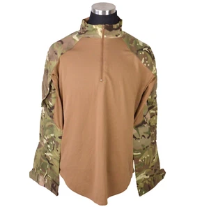 British Army Combat Shirt UBACS M MTP Camo Beige Hot Weather Zip Padded - Picture 1 of 10