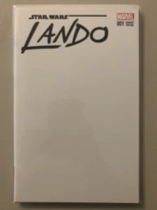 STAR WARS - LANDO #1 NM BLANK SKETCH VARIANT - MARVEL 2015 - Picture 1 of 1