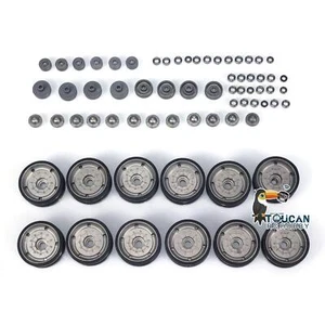 Metal Road Wheels for 1/16 Henglong RC IDF Merkava MK IV 3958 Tank Spare Parts - Picture 1 of 5