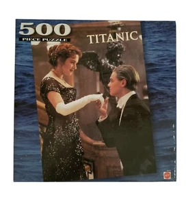 Vintage Titanic Movie 500 Piece Jigsaw Puzzle 14" x 21" Mattel 1998 NEW SEALED - Picture 1 of 6