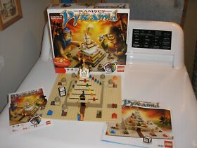 OPENED Lego Ramses Pyramid Broad Game 3843 99.9% Complete Free SHIPPING