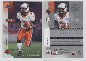 2014 Upper Deck CFL Tim Brown #8